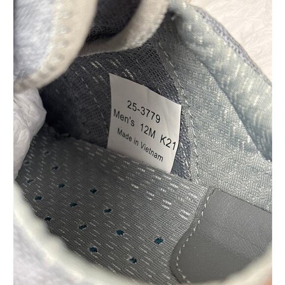 Johnston Murphy Mens 12 Activate Plain Toe Sneaker Gray new lace up casual - Picture 7 of 8